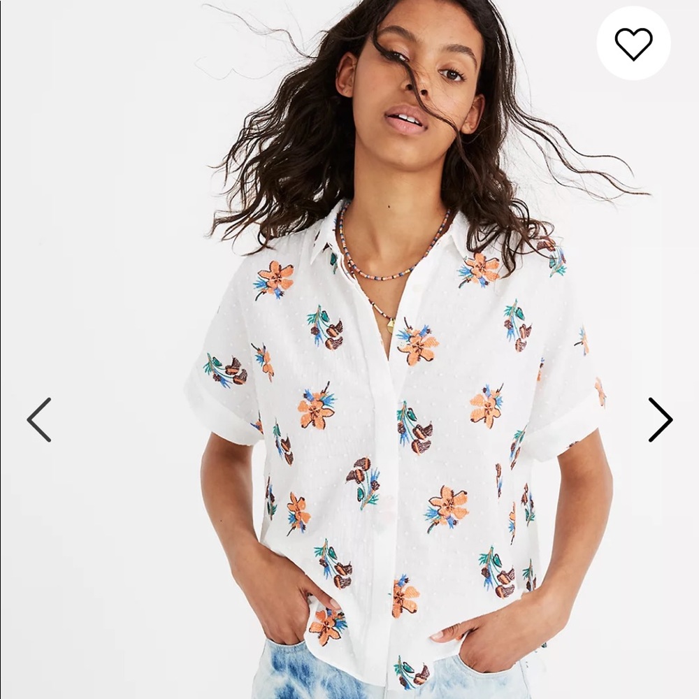 Madewell Hilltop Shirt in Hawaiian Hideaway - SMALL